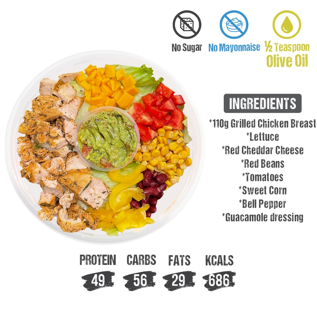 Chicken mexican salad (X Large)