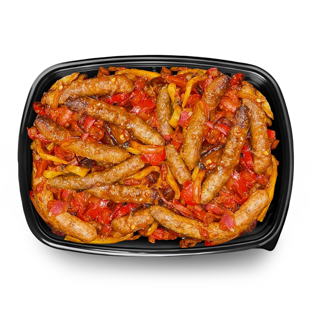 Beef Sausage with Veggies (3 to 4 Servings)