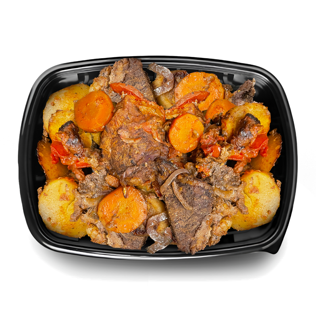 ورقة لحمة بالخضار و البطاطس بالفرن (3 to 4 Servings)