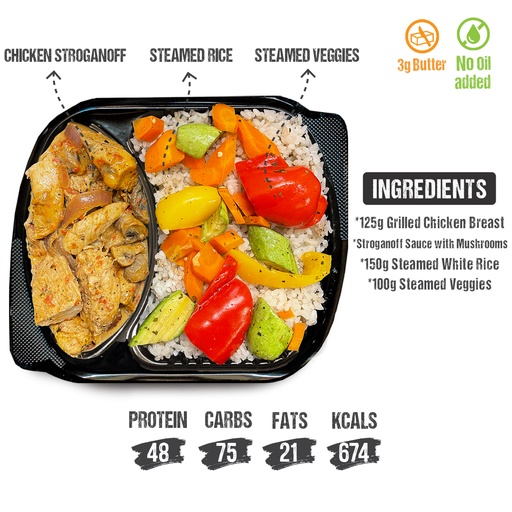 [95939] Chicken Stroganoff Meal