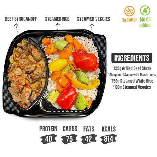 [95940] Beef Stroganoff Meal
