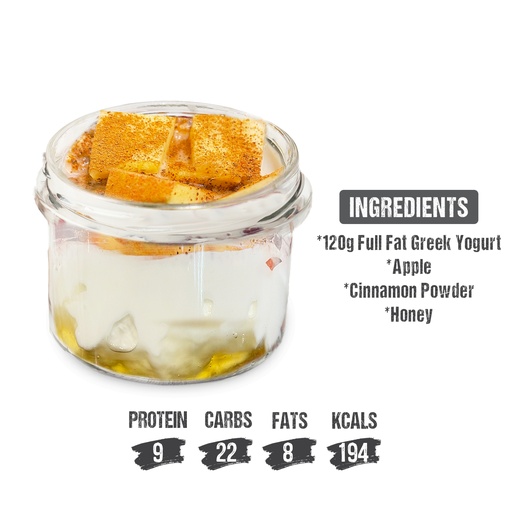 Greek yogurt Apple Cinnamon