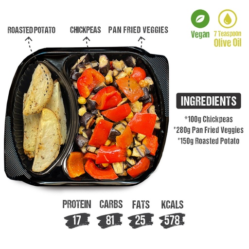 [95972] ​Vegan Pan Fried Meal
