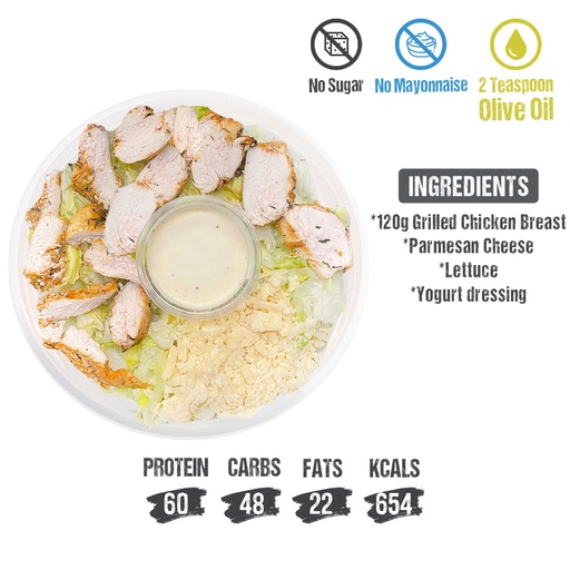 [96134] Chicken Caesar salad (X Large)